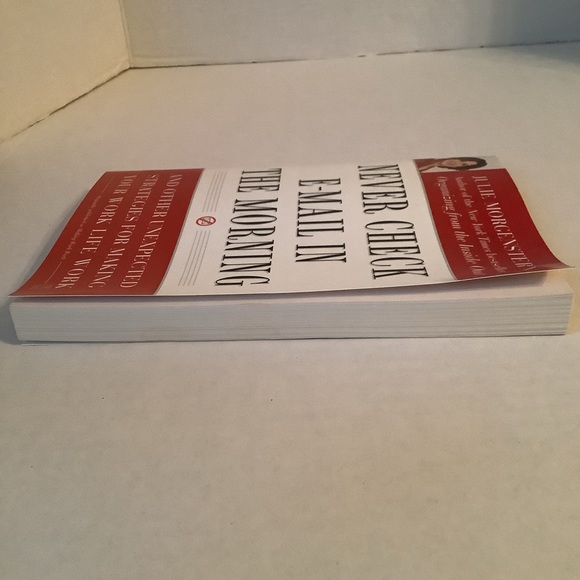 Julie Morgenstern Never Check E-Mail In The Morning Softcover Book - Picture 5 of 7